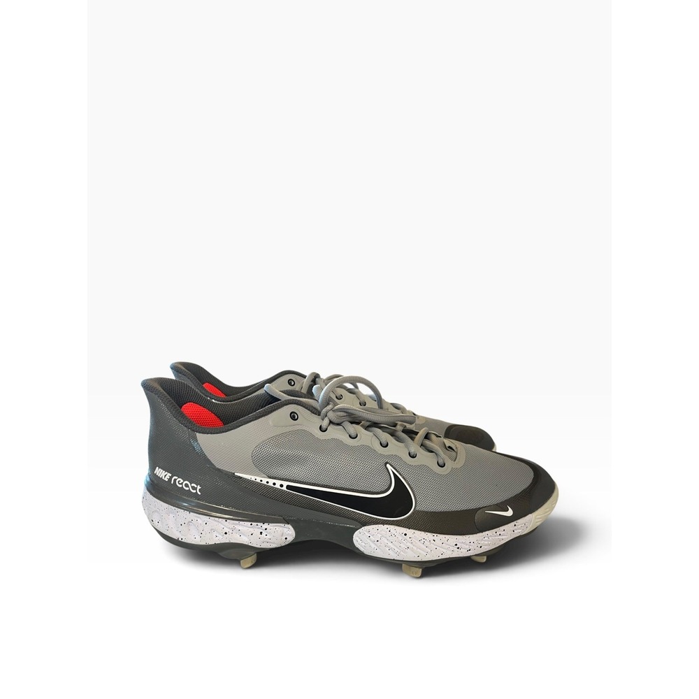 Nike Alpha Huarache Elite 3 Low Baseball Cleats Grey CK0746-011 Mens Size 14